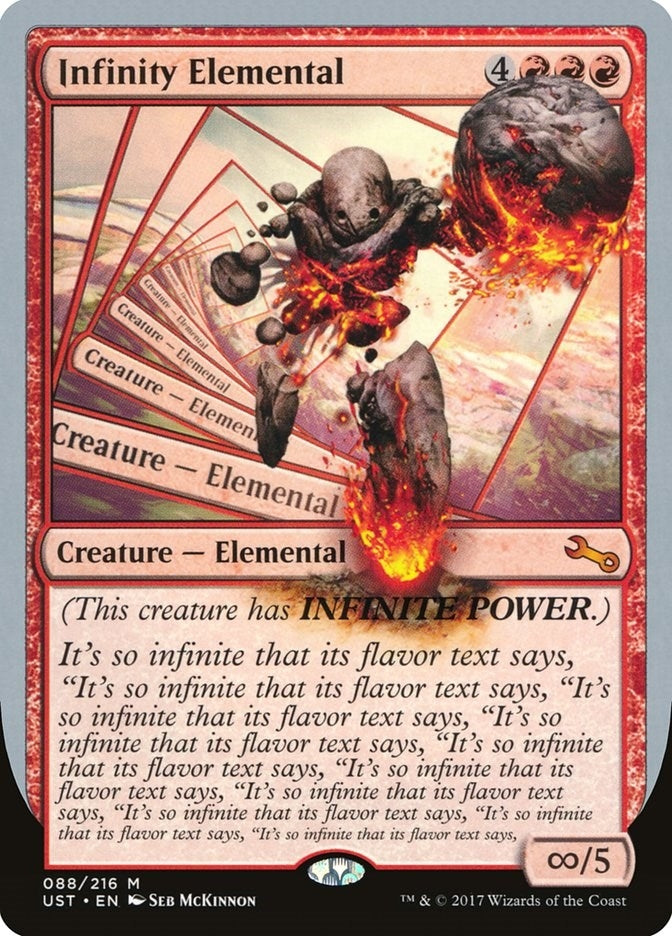 Image for Infinity Elemental (88) [Unstable]
