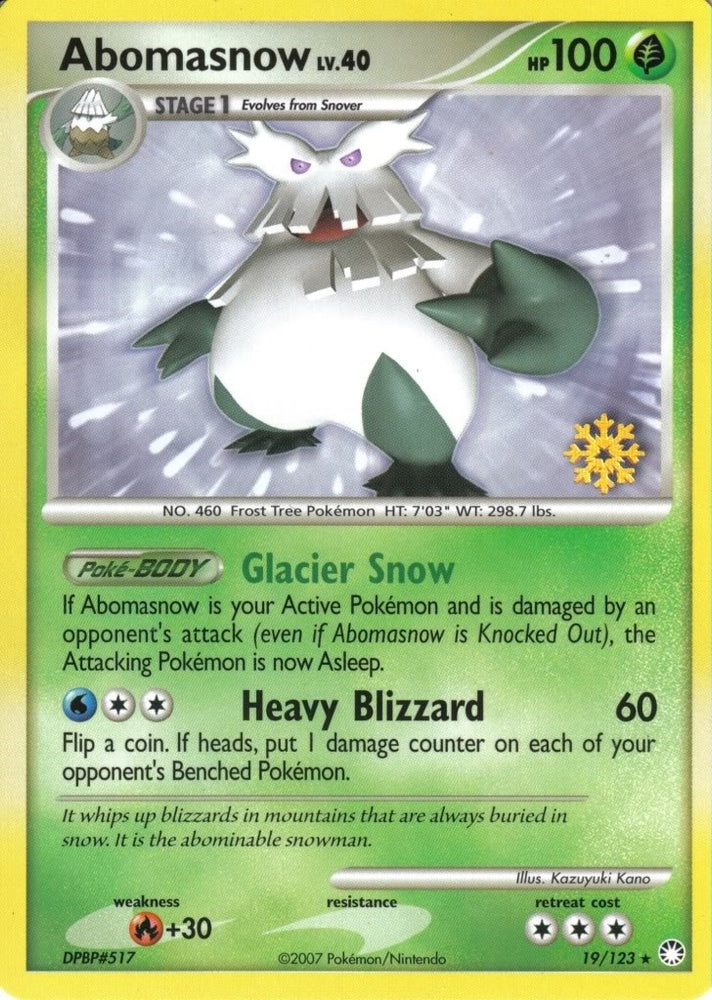 Image for Abomasnow (019/123) - Pokemon