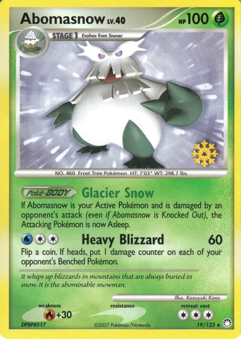 Image for Abomasnow (019/123) - Pokemon