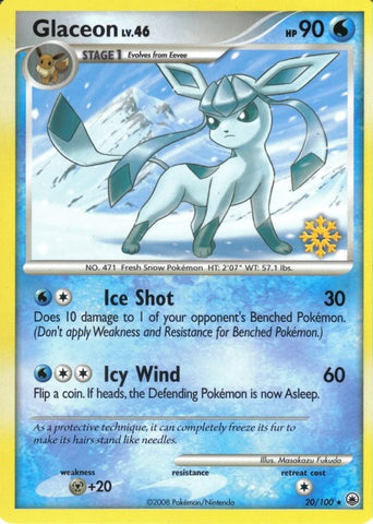 Image for Glaceon (020/100) - Pokemon
