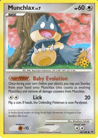 Image for Munchlax (068/100) - Pokemon