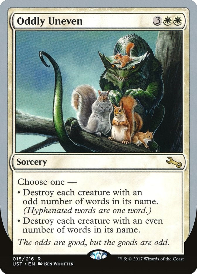 Image for Oddly Uneven (15) [Unstable]