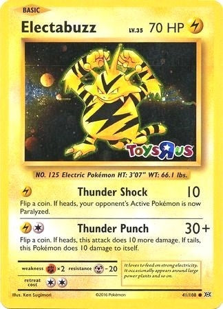 Electabuzz - 41/108 (Toys R Us Promo) (041/108) (Miscellaneous Cards & Products)