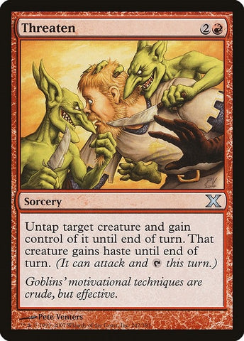 Image for Threaten (242) - Magic: The Gathering