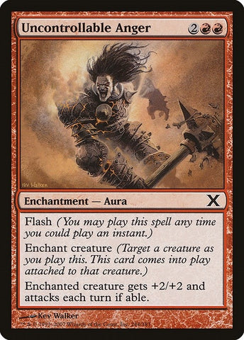 Image for Uncontrollable Anger (244) - Magic: The Gathering