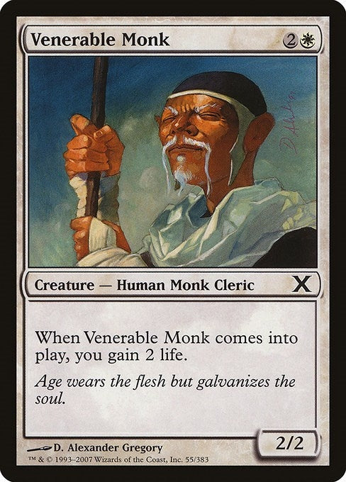 Image for Venerable Monk (55) - Magic: The Gathering