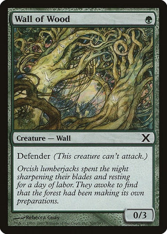 Image for Wall of Wood (309) - Magic: The Gathering