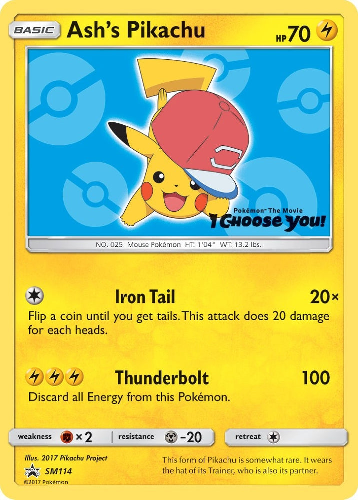 Image for Ash's Pikachu - SM114 (SM114) [SM Promos]