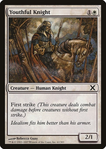Image for Youthful Knight (62) - Magic: The Gathering