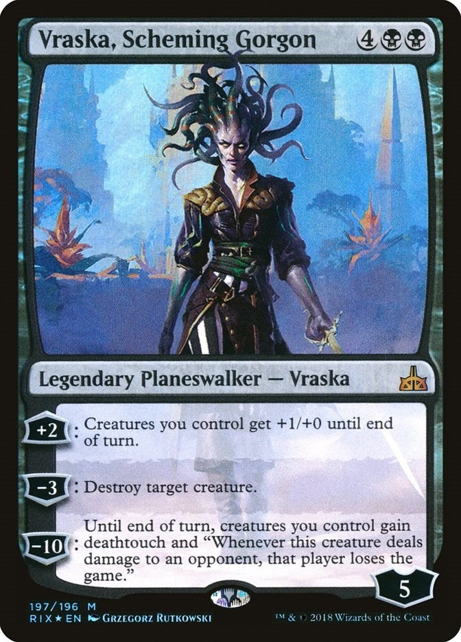 Image for Vraska, Scheming Gorgon (197) [Rivals of Ixalan]