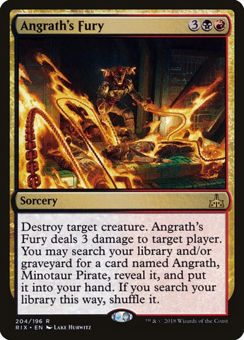 Image for Angrath's Fury (204) [Rivals of Ixalan]