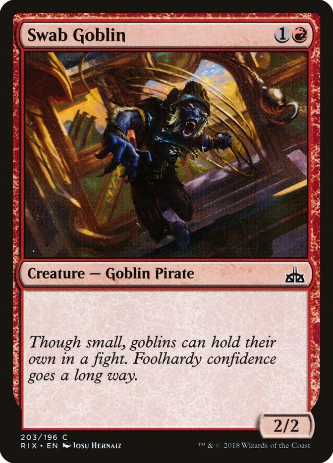 Image for Swab Goblin (203) [Rivals of Ixalan]