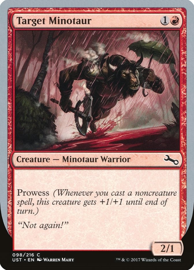 Image for Target Minotaur (B) (98) [Unstable]