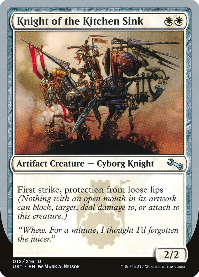 Image for Knight of the Kitchen Sink (C) (12) [Unstable]