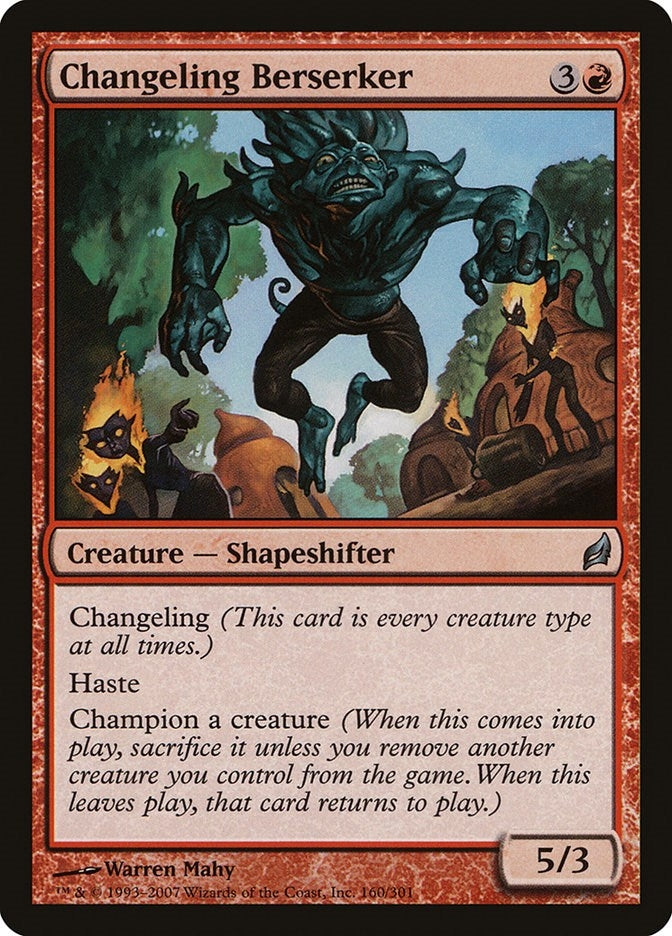 Image for Changeling Berserker (160) [Lorwyn]