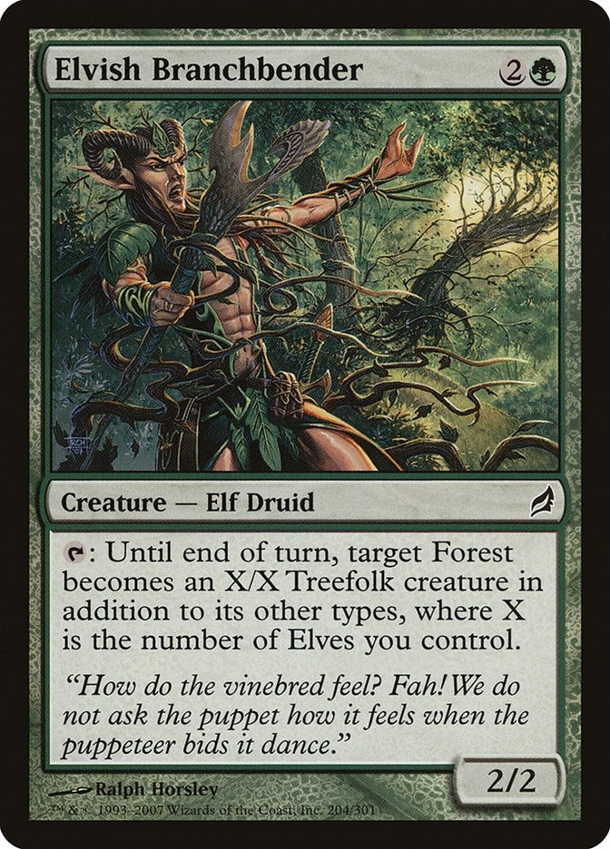 Image for Elvish Branchbender (204) [Lorwyn]