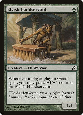 Image for Elvish Handservant (206) [Lorwyn]