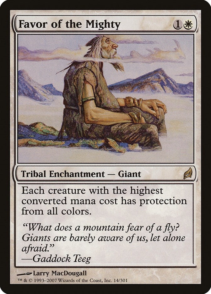 Image for Favor of the Mighty (14) [Lorwyn]
