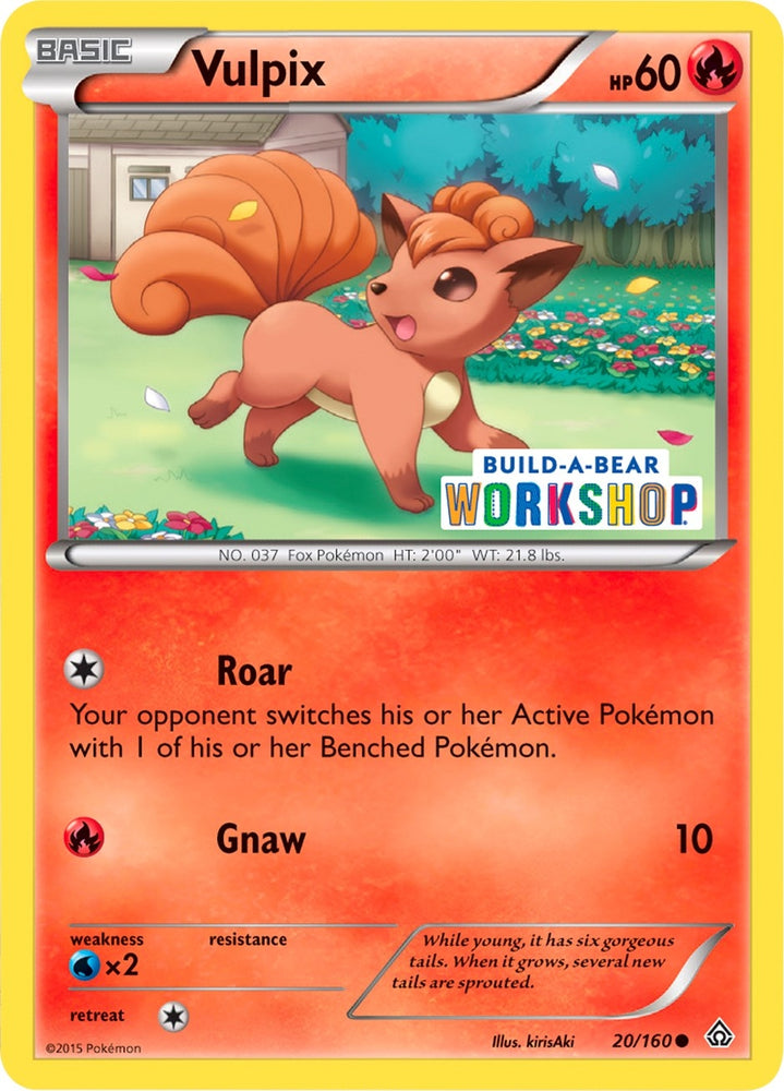 Image for Vulpix - 20/160 (Build-A-Bear Workshop Exclusive) (020/160) - Pokemon