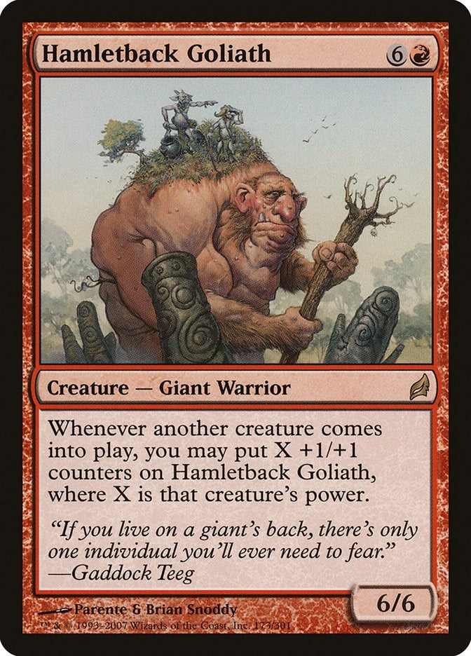 Image for Hamletback Goliath (173) [Lorwyn]