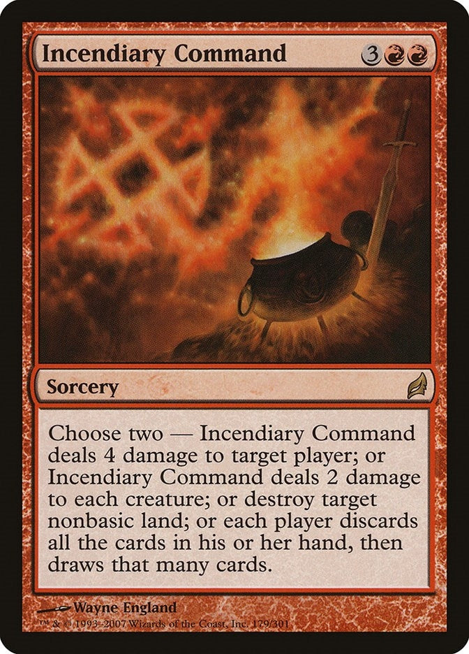 Image for Incendiary Command (179) [Lorwyn]
