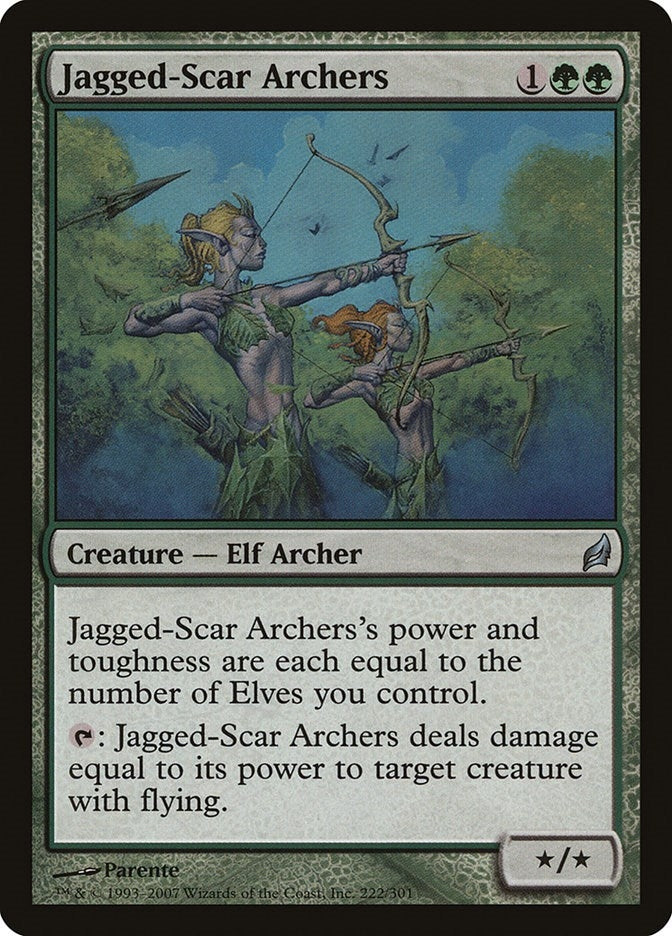 Image for Jagged-Scar Archers (222) [Lorwyn]