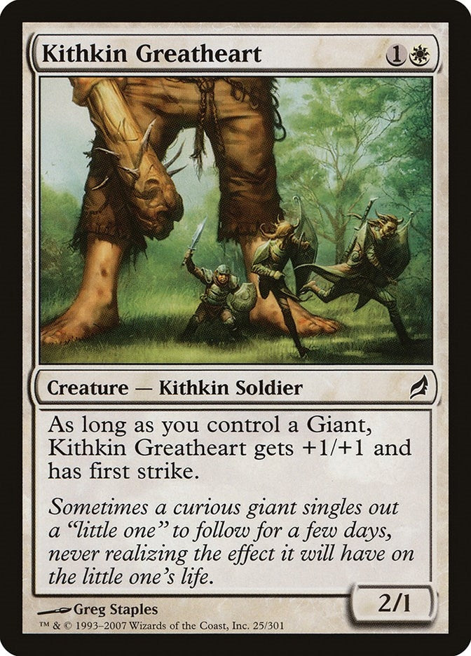Image for Kithkin Greatheart (25) [Lorwyn]