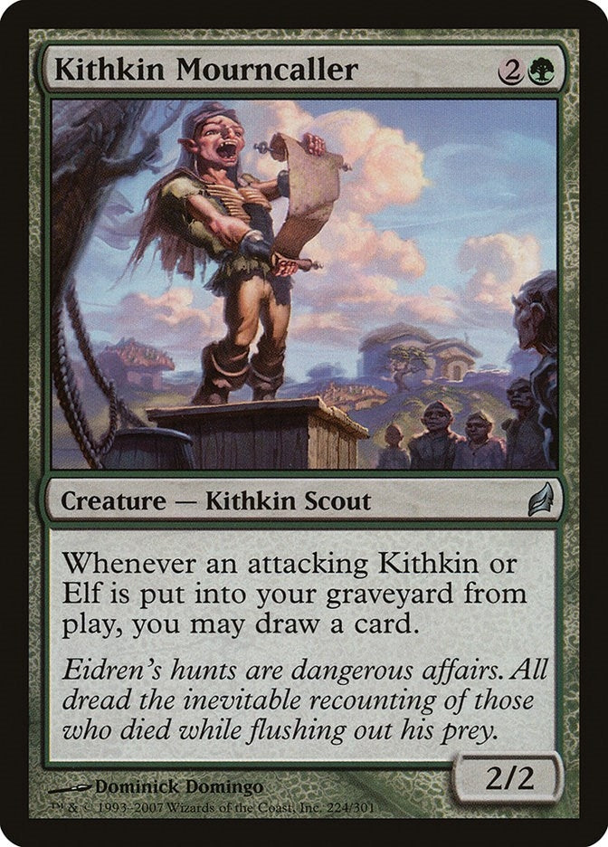 Image for Kithkin Mourncaller (224) [Lorwyn]