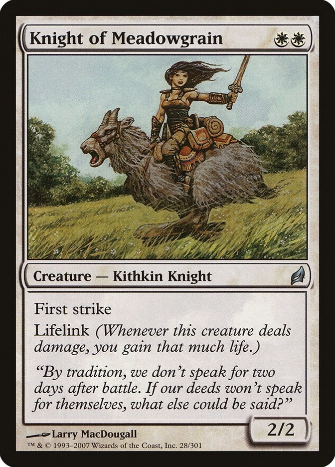 Image for Knight of Meadowgrain (28) [Lorwyn]