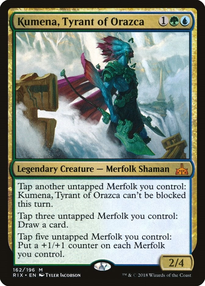 Image for Kumena, Tyrant of Orazca (162) [Rivals of Ixalan]