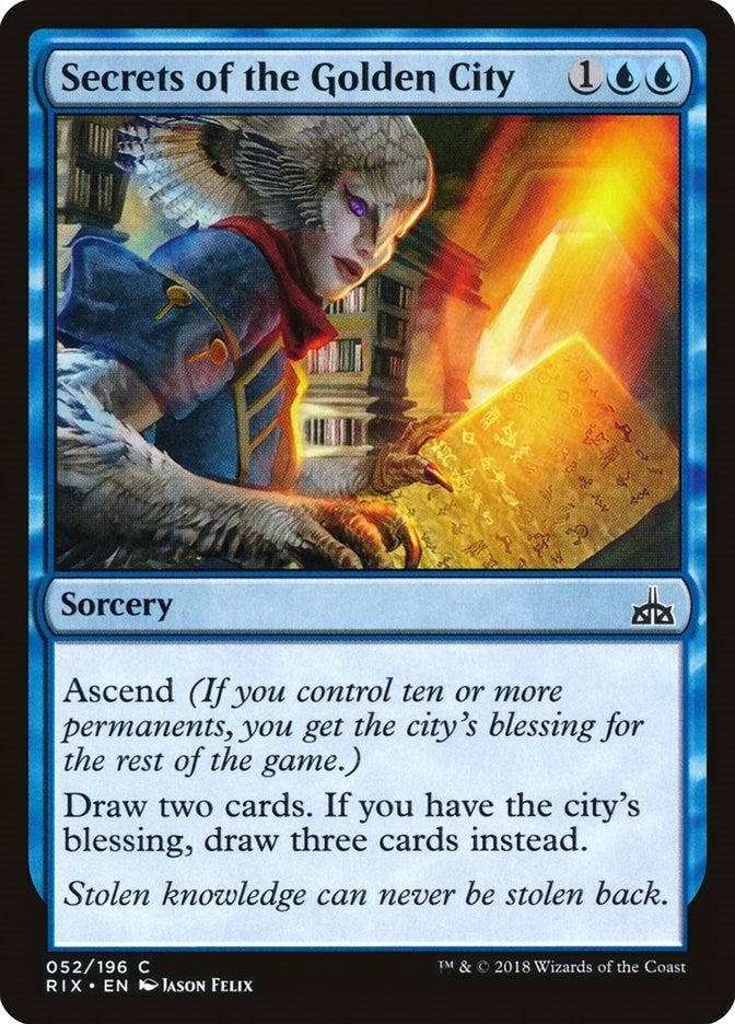 Image for Secrets of the Golden City (52) [Rivals of Ixalan]