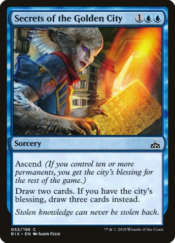Image for Secrets of the Golden City (52) [Rivals of Ixalan]