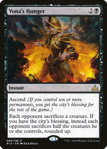 Image for Vona's Hunger (90) [Rivals of Ixalan]