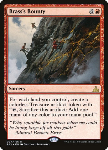 Image for Brass's Bounty (94) [Rivals of Ixalan]