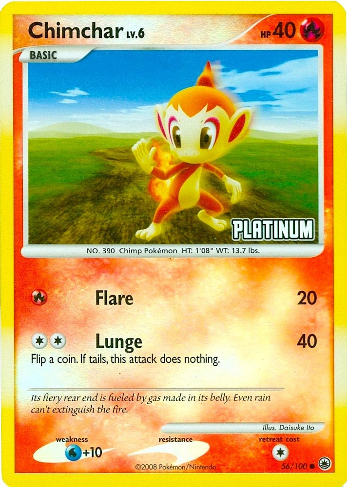 Image for Chimchar (056/100) [Burger King Promos]