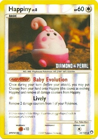 Image for Happiny (052/123) [Burger King Promos]