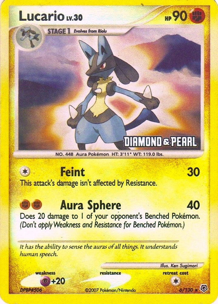 Image for Lucario (006/130) [Burger King Promos]