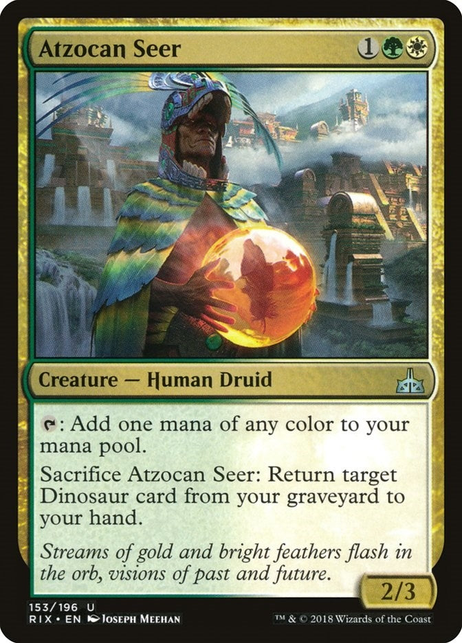Image for Atzocan Seer (153) [Rivals of Ixalan]