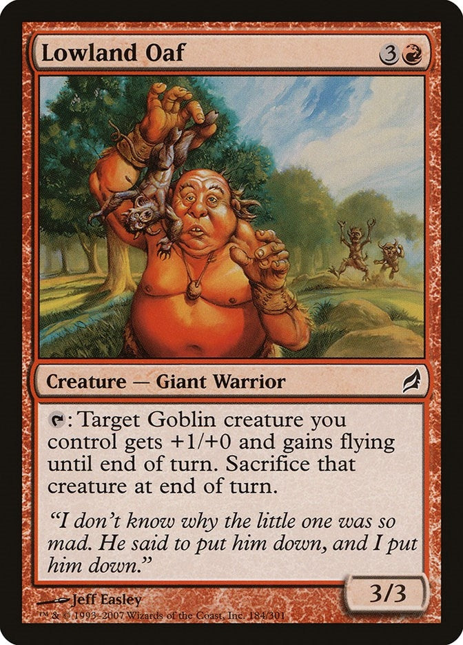 Image for Lowland Oaf (184) [Lorwyn]