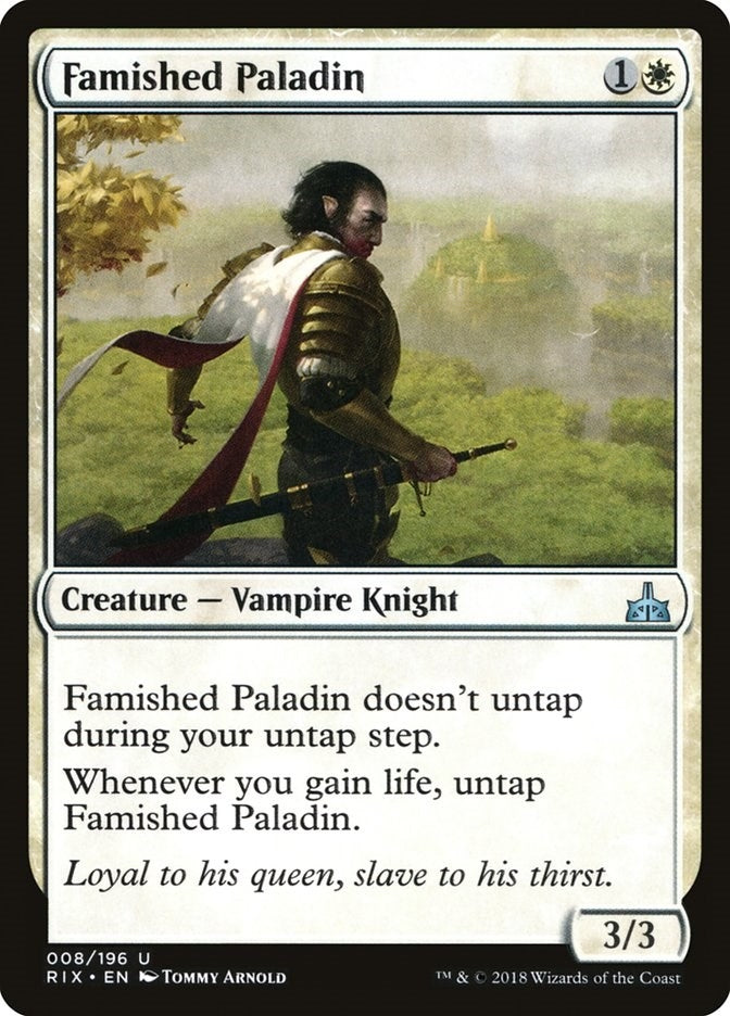 Image for Famished Paladin (8) [Rivals of Ixalan]