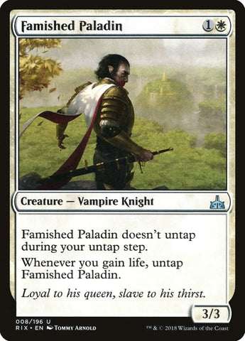 Image for Famished Paladin (8) [Rivals of Ixalan]