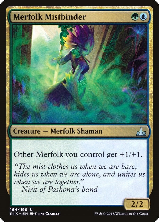 Image for Merfolk Mistbinder (164) [Rivals of Ixalan]