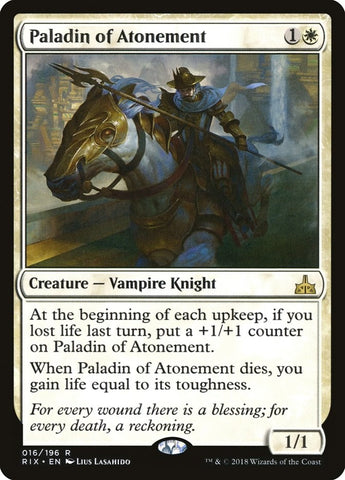 Image for Paladin of Atonement (16) [Rivals of Ixalan]