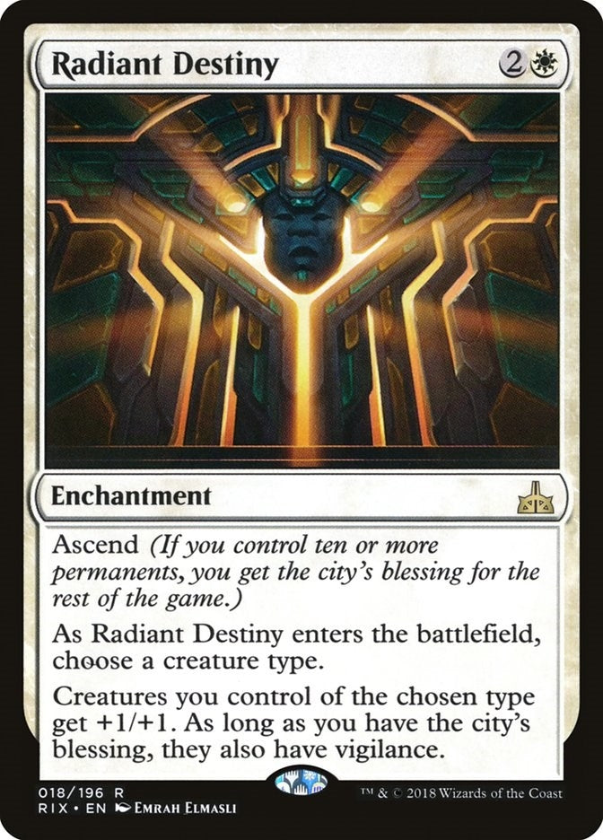 Image for Radiant Destiny (18) [Rivals of Ixalan]