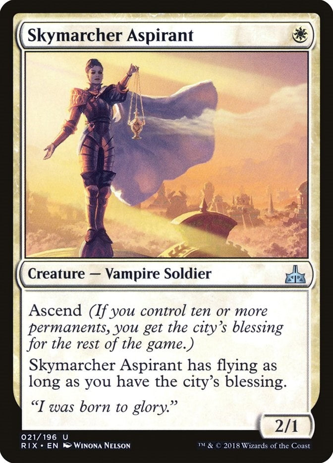 Image for Skymarcher Aspirant (21) [Rivals of Ixalan]