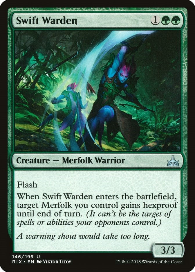 Image for Swift Warden (146) [Rivals of Ixalan]