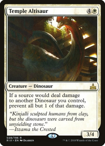 Image for Temple Altisaur (28) [Rivals of Ixalan]