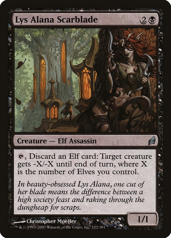 Image for Lys Alana Scarblade (122) [Lorwyn]