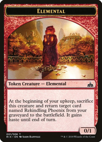 Image for Elemental Token (001) (1) [Rivals of Ixalan]