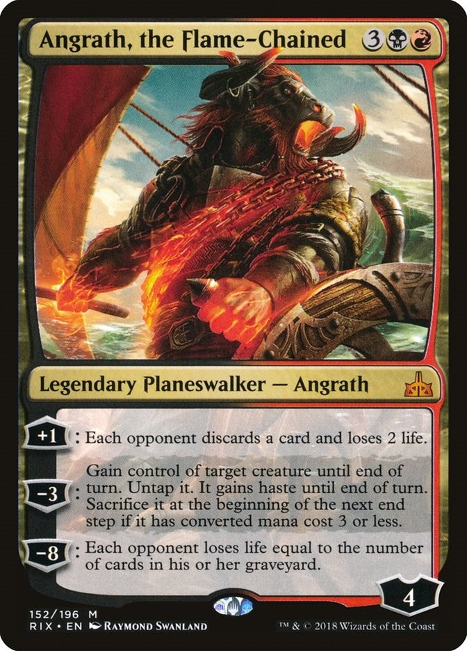 Image for Angrath, the Flame-Chained (152) [Rivals of Ixalan]